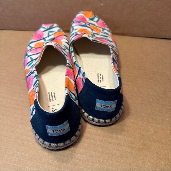 Toms Alpargatas in Natural Citrus, espadrille design, sz 9.5, summery - Picture 3 of 9